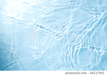 lurred transparent blue colored water surface lurred transparent blue colored water surface 88127091