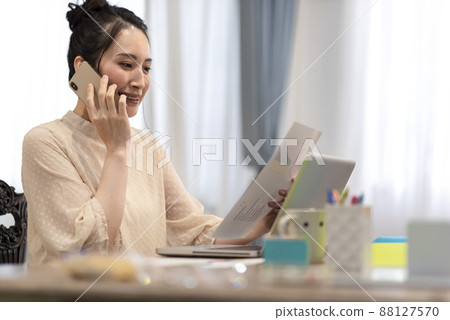 Telework side business image 88127570