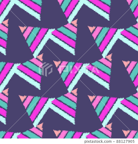 Tribal seamless pattern. Native hand drawn ornament background. Tribal seamless pattern. Native hand drawn ornament background. 88127905