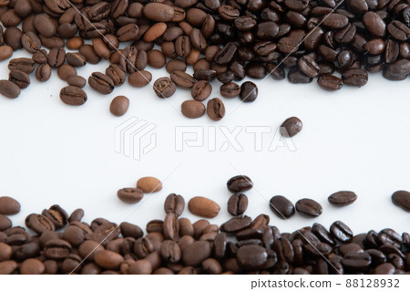 Coffee bean background material 88128932
