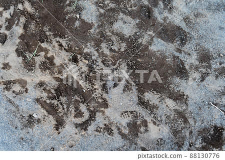 Gravel and soil texture material 88130776