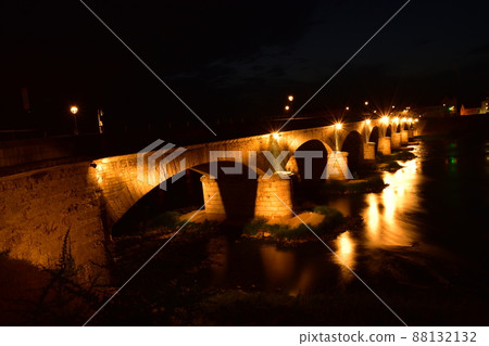 Bridge over the Loire River in Amboise, France Bridge over the Loire River in Amboise, France 88132132