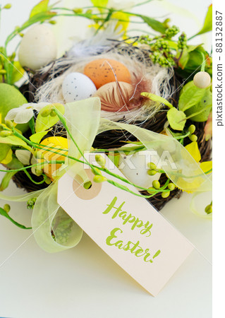 Easter colored eggs 88132887