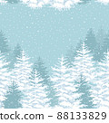 Seamless pattern with a forest. Vector picture 88133829