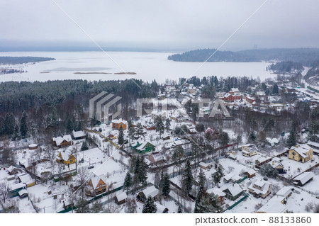 Winter rural landscape 88133860