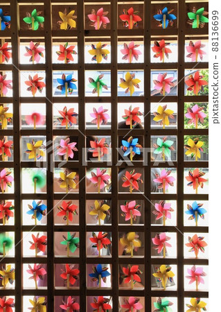 [Ono City, Fukui Prefecture, August] An Instagram-worthy spot in midsummer. Windmill shelf that feels cool (at the former Tamura family in the samurai residence) 88136699