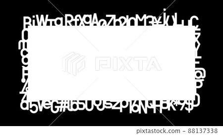 Number frame 88137338
