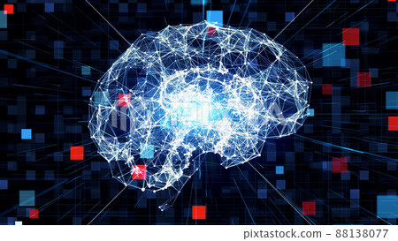 AI artificial intelligence electronic brain 88138077
