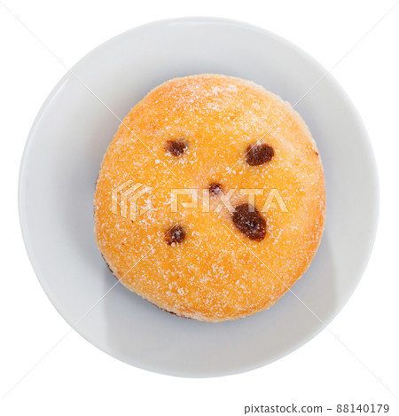 Berliner dessert, donut with sugar 88140179