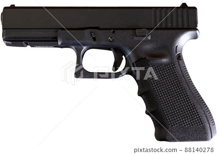 Replica of handgun on white Replica of handgun on white 88140278