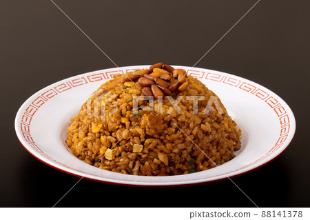 Black fried rice Black fried rice 88141378
