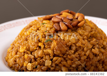 Black fried rice Black fried rice 88141382