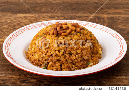 Black fried rice Black fried rice 88141386