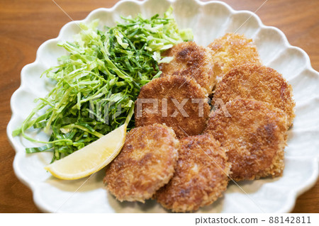 火腿炸肉排明保火腿油炸食品盤 88142811