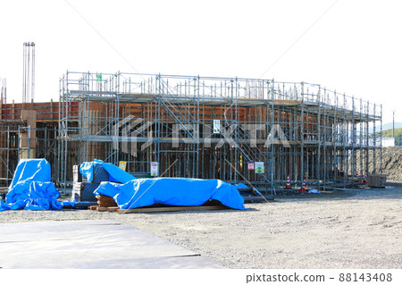 Scaffolding work for facility construction Scaffolding work for facility construction 88143408