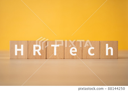 Image of HR Tech | Building blocks with "HR Tech" written on them 88144250