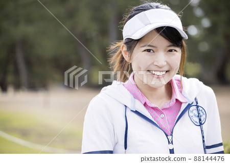高爾夫女孩形象 88144476