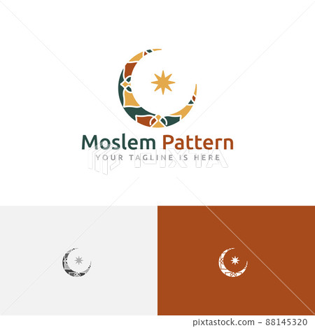 Crescent Star Pattern Art Islamic Culture Ramadan Event Muslim Community Logo Crescent Star Pattern Art Islamic Culture Ramadan Event Muslim Community Logo 88145320