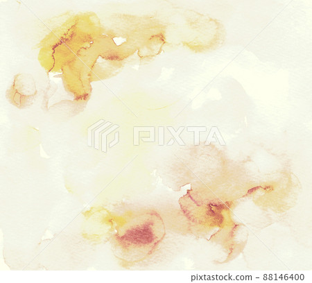 Brown background material handwritten watercolor illustration 88146400