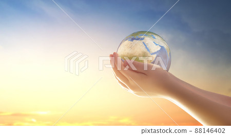 Earth day concept 88146402