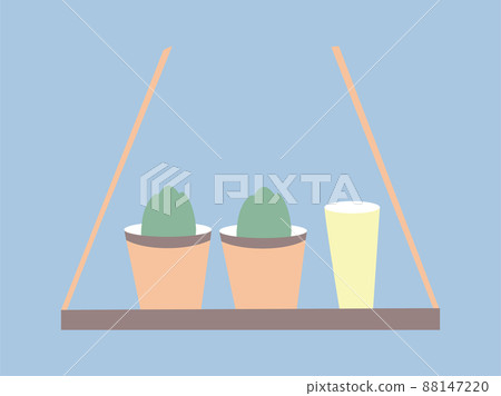 Illustration of a foliage plant Illustration of a foliage plant 88147220