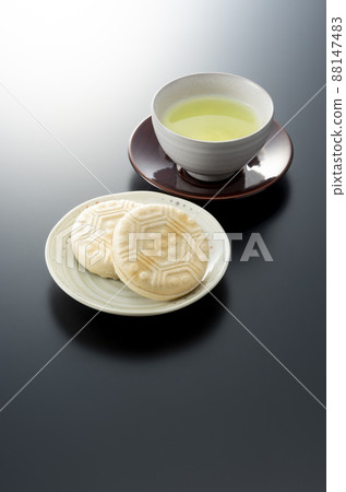 tea, monaka wafer, wagashi 88147483