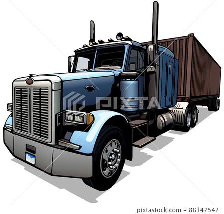 American Truck with Trailer American Truck with Trailer 88147542