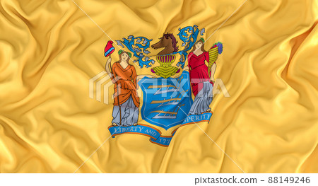 state flag of new jersey. state flag of new jersey. 88149246