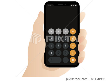 Smartphone calculator Smartphone calculator 88150993