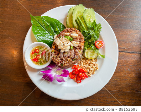 Thai food fried rice on the table 88152695