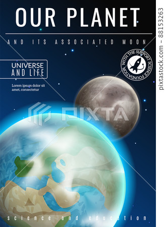 Our planet poster. Earth event flyer template Our planet poster. Earth event flyer template 88153263