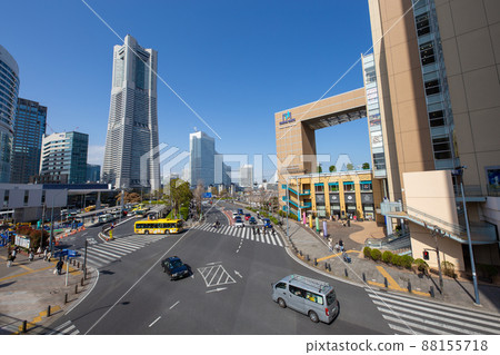 Minato Mirai in fine weather Minato Mirai in fine weather 88155718