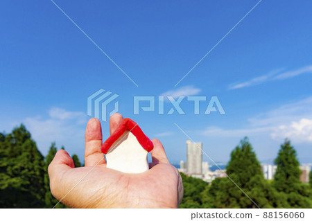 Paper clay house 88156060