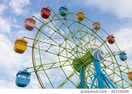 Ferris wheel in Shiroyama Park, Kirishima City, Kagoshima Prefecture Ferris wheel in Shiroyama Park, Kirishima City, Kagoshima Prefecture 88156098