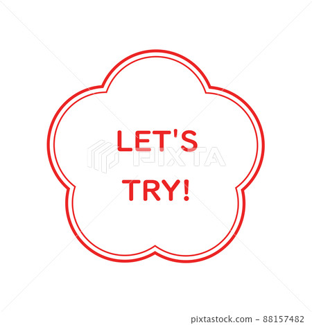 LET'S TRY stamp 88157482