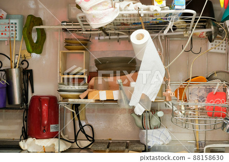 Unorganized Kitchen