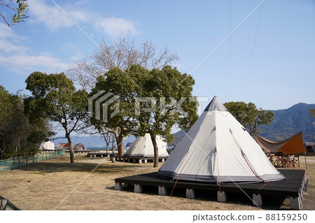 [廣島縣]兔子樂園奧之島露營帳篷 88159250