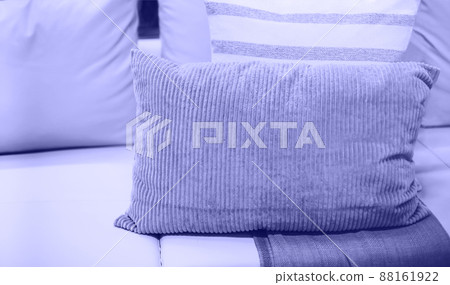 Cozy colorful pillows on couch Cozy colorful pillows on couch 88161922