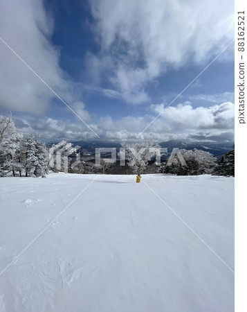 Grandeco Ski Resort slope in Urabandai, Fukushima Prefecture in March 2022 88162521