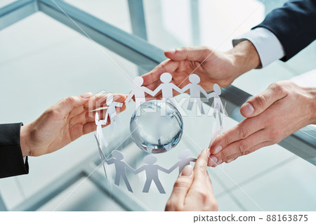 image of business people discussing their business development ideas. 88163875