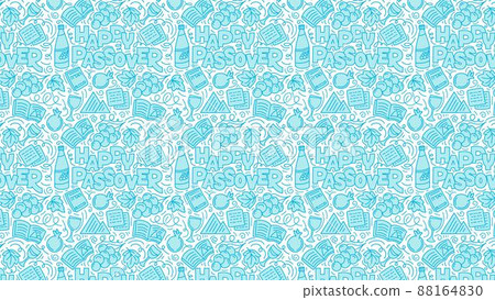 Passover blue background 88164830