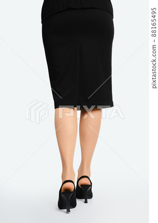 Female legs in beige pantyhose Stock Photo by boomeart