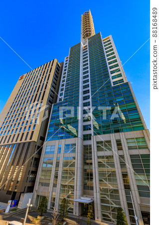 埼玉縣埼玉市中央區街景JR埼玉新都心大廈和NTT Docomo埼玉大廈 埼玉縣埼玉市中央區街景JR埼玉新都心大廈和NTT Docomo埼玉大廈 88168489