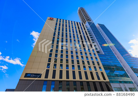埼玉縣埼玉市中央區街景JR埼玉新都心大廈和NTT Docomo埼玉大廈 埼玉縣埼玉市中央區街景JR埼玉新都心大廈和NTT Docomo埼玉大廈 88168490