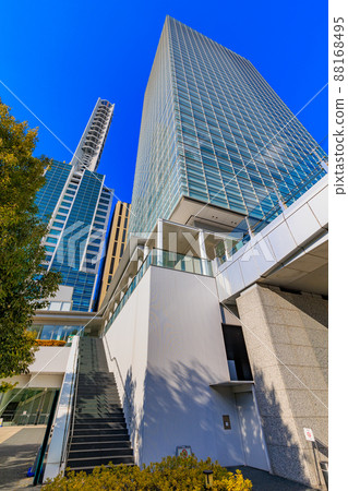 埼玉縣埼玉市中央區街景明治安田生活埼玉新都心大廈和NTT Docomo埼玉大廈 埼玉縣埼玉市中央區街景明治安田生活埼玉新都心大廈和NTT Docomo埼玉大廈 88168495