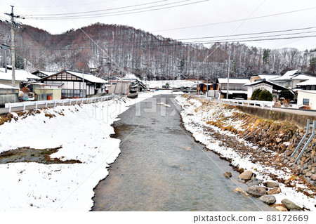 Minamiaiki村的風景（長野縣Minamiaiki村）[2022.3] 88172669
