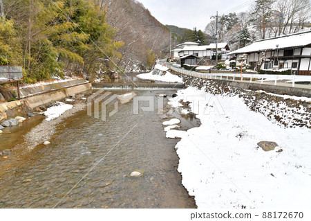 Minamiaiki村的風景（長野縣Minamiaiki村）[2022.3] 88172670