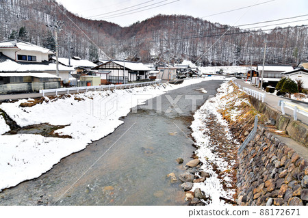 Minamiaiki村的風景（長野縣Minamiaiki村）[2022.3] 88172671