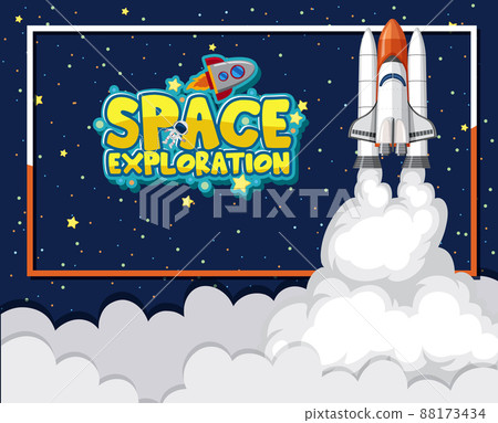 Space element template in space background Space element template in space background 88173434