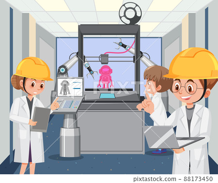 Robot automation industry concept 88173450